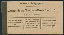 ** CARNETS ANCIENS - ** - N°130 C2 - Loi Du 30 Décembre 1916 - Légère Consolidation - Sinon TB - Other & Unclassified