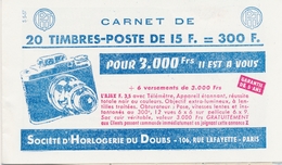 ** CARNETS ANCIENS - ** - N°1011 C1 - S.57 - TB - Other & Unclassified