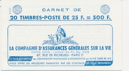 ** CARNETS ANCIENS - ** - N°1011C C2 - Série S12.59 - TB - Other & Unclassified