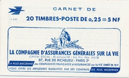 ** CARNETS ANCIENS - ** - N°1263 C3 - Série S.8.62 - TB - Sonstige & Ohne Zuordnung