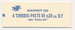 ** CARNETS ANCIENS - ** - N°1331 C5 - Série Philatec 64 - Couverture Bleue - Carnet Ouvert - TB - Sonstige & Ohne Zuordnung