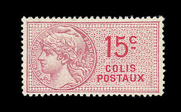 * COLIS POSTAUX - * - N°33b - 15c - Valeur En Rouge - Signé Diena -TB - Neufs