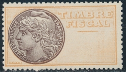 ** TIMBRES FISCAUX - ** - N°1c - Sans Val Faciale - TB - Sonstige & Ohne Zuordnung