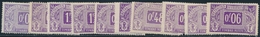 * TIMBRES FISCAUX - * - N°25/36 - TB - Other & Unclassified