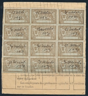 F TIMBRES FISCAUX - F - N°26 (x12) - S/Feuillet De Cotisation - TB - Other & Unclassified