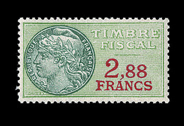 ** TIMBRES FISCAUX - ** - N°25a - 2,88F - TB - Other & Unclassified