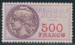* TIMBRES FISCAUX - * - N°51a - 500F - TB - Other & Unclassified