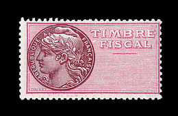 * TIMBRES FISCAUX - * - N°52b - Sans Val. Faciale - Signé Calves - TB - Sonstige & Ohne Zuordnung