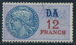 O TIMBRES FISCAUX - O - N°227 I - 12F - TB - Other & Unclassified