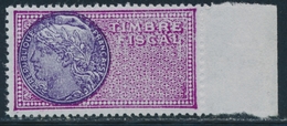 ** TIMBRES FISCAUX - ** - N°340a - BDF - Sans Val. Faciale - TB - Sonstige & Ohne Zuordnung