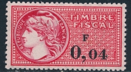 * TIMBRES FISCAUX - * - N°362 - 0,04F - TB - Andere & Zonder Classificatie