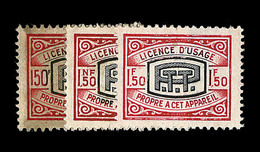 */(*) TIMBRES FISCAUX - TELEPHONE - */(*) - N°1/3 - 3 Val - TB - Other & Unclassified