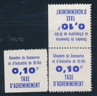 ** TIMBRES DE GREVE (REF. MAURY) - ** - N°12 - St Dié + Tête Bêche - TB - Altri & Non Classificati