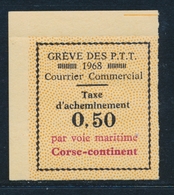 ** TIMBRES DE GREVE (REF. MAURY) - ** - N°15 - CORSE/Continent - BDF - TB - Other & Unclassified