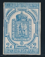 (*) TIMBRES JOURNAUX - (*) - N°2 - 2c Bleu - TB - Newspapers