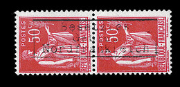 ** COUDEKERQUE - ** - N°6 - 50c Rouge - Signé Mayer - TB - War Stamps