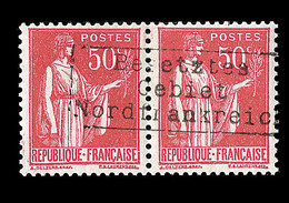 * COUDEKERQUE - * - N°6 - 50c Rouge - Signé ROUMET - TB - War Stamps
