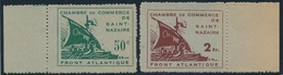 (*) SAINT NAZAIRE - (*) - N°8/9 - BDF - Signé A. Brun - TB - War Stamps