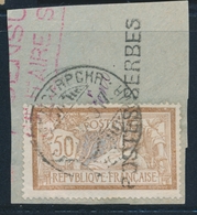 F POSTES SERBES - F - N°13 -  Obl Càd + Griffe Postes Serbes - TB - Guerre (timbres De)