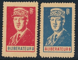 ** LIBERATION (Réf. MAYER 2015) - ** - De Gaulle - 2 Blocs "Lyon Libéré"  De 1944   - TB - Liberation