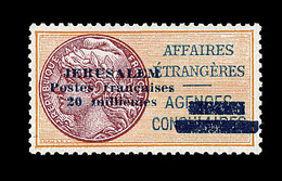 ** POSTES JERUSALEM  - ** - N°2 - 20m Jaune Orange Et Brun Rouge - TB - War Stamps