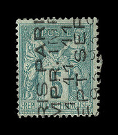 (*) PREOBLITERES - (*) - N°15 - 5c Vert - Signé Calves - TB - 1893-1947