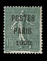 ** PREOBLITERES - ** - N°25 - Signé Calves - TB - 1893-1947