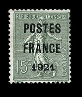 (*) PREOBLITERES - (*) - N°34 - Signé - TB - 1893-1947