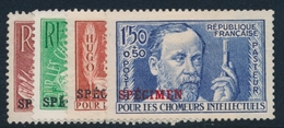 (*) TIMBRES SPECIMEN - (*) - N°32/35 - Série Chômeurs - TB - Specimen