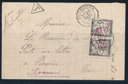 LAC TIMBRES TAXE - LAC - N°15 - Paire - Obl. Roanne - 31/3/85 - Au Départ De Boen S/Lignon - TB - 1859-1959 Gebraucht