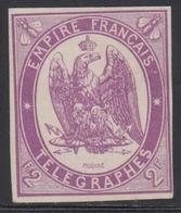 (*) TIMBRES - TELEGRAPHE - (*) - N°4 - 2F Violet - Signé Calves - TB - Telegraphie Und Telefon