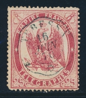 O TIMBRES - TELEGRAPHE - O - N°5 - 25c Rose - TB - Telegraph And Telephone