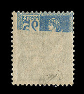 ** VARIETES  - ** - N°114 - 25c Bleu - Recto Verso Partiel - Signé Calves - TB - Unused Stamps