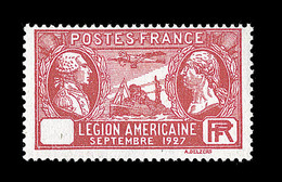 ** VARIETES  - ** - N°241b - Légion Américaine Rouge Sans Valeur Ds Le Cartouche (90c) - Signé Brun - Rare - TB - Ungebraucht