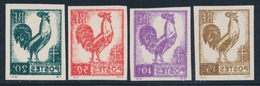 ** VARIETES  - ** - N°633, 646/48 - Recto Verso - ND - TB - Unused Stamps