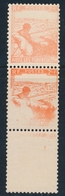 ** VARIETES  - ** - N°736 - Bde De 3 - Impression Défectueuse En Dégradé - Signé Calves - TB - Unused Stamps