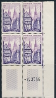 ** VARIETES  - ** - N°979 - Bloc De 4 - Défaut D'essuyage - S/ 2 Timbres - TB - Neufs