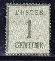 * TIMBRES D'ALSACE LORRAINE (1870-71) - * - N°1 - Bon Centrage - TB - Autres & Non Classés