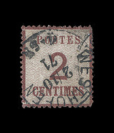 O TIMBRES D'ALSACE LORRAINE (1870-71) - O - N°2 - Obl. WESTHOFFEN - 2/10/71 - TB - Autres & Non Classés