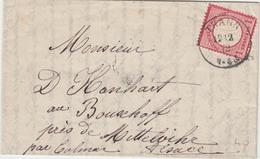 LAC PERIODE 1872-1914 - LAC - N°4 - Obl. Thann - 12/12/72 - TB - Brieven En Documenten