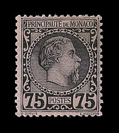 * TIMBRES POSTE - * - N°8 - 75c Noir S/rose - TB - Ungebraucht