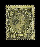 O TIMBRES POSTE - O - N°9 - 1F Noir S/jaune - TB - Ungebraucht