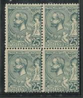 ** TIMBRES POSTE - ** - N°16 - Bloc De 4 - Vert Foncé - Gomme D'origine - TB - Ungebraucht