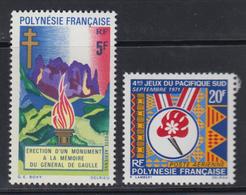 ** POLYNESIE - POSTE AERIENNE  - ** - N°32/33, 39/46 - TB - Vide