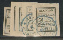 O REUNION - TIMBRES TAXE - O - N°1/5 (le N°3*) - Maj. Grdes Marges - TB - Altri & Non Classificati