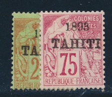 * TAHITI  - * - N°25, 29 - 2 Valeurs - TB - Altri & Non Classificati