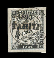 O TAHITI - TIMBRES TAXE  - O - N°17 - 4c Noir - Belle Oblit. - TB - Autres & Non Classés