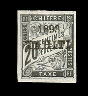 * TAHITI - TIMBRES TAXE  - * - N°21 - Signé Brun - TB - Autres & Non Classés