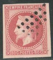 O EMISSIONS GENERALES - O - N°10 - 80c Rose - Belles Marges - TB - Eagle And Crown