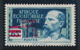 ** AFRIQUE EQUATORIALE FRANCAISE - ** - N°140a - Dble Surch. - TB - Autres & Non Classés